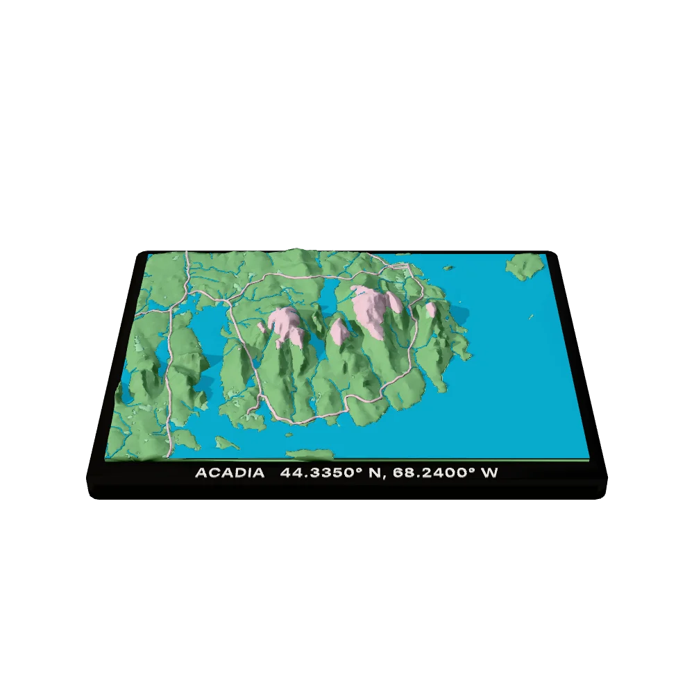 Acadia National Park terrain block