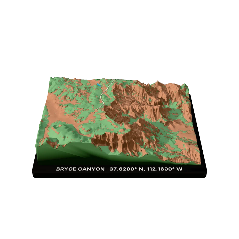 Bryce Canyon National Park terrain block