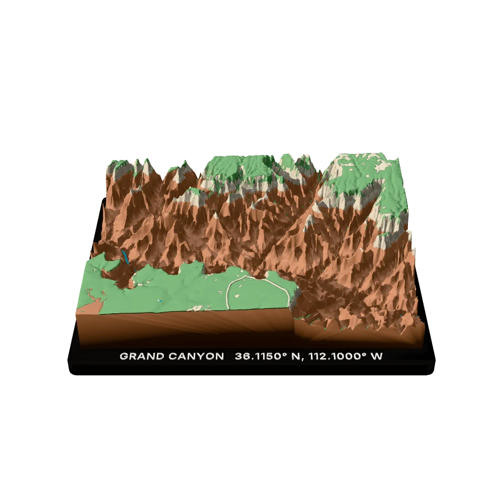 Grand Canyon National Park terrain block