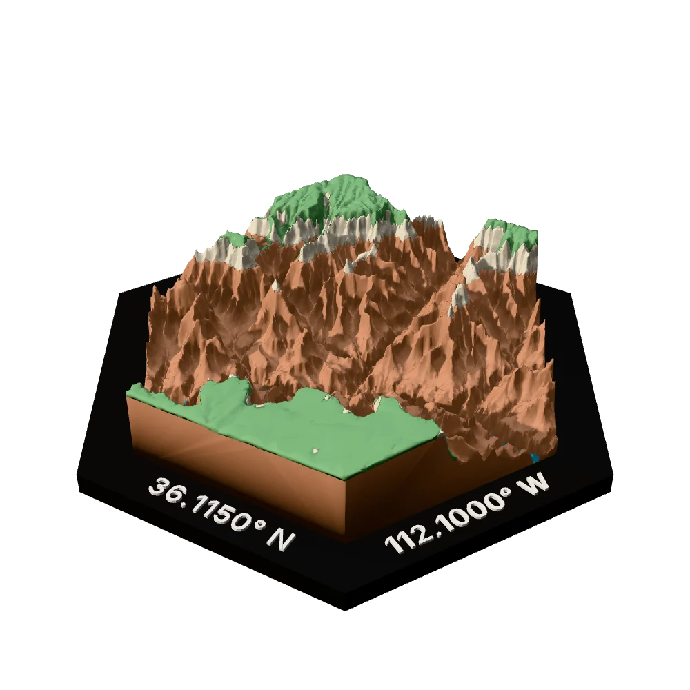 Grand Canyon National Park regular hex