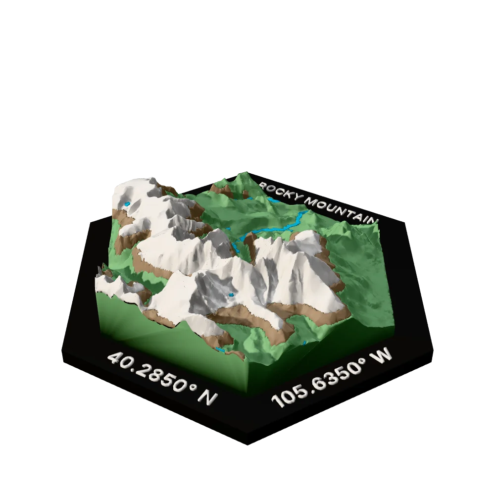 Rocky Mountain National Park regular hex