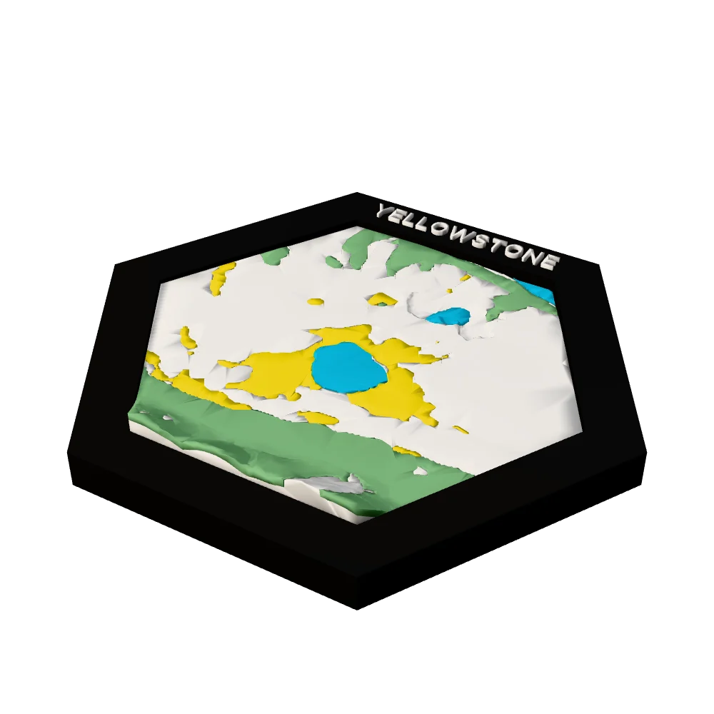 Yellowstone National Park mini hex